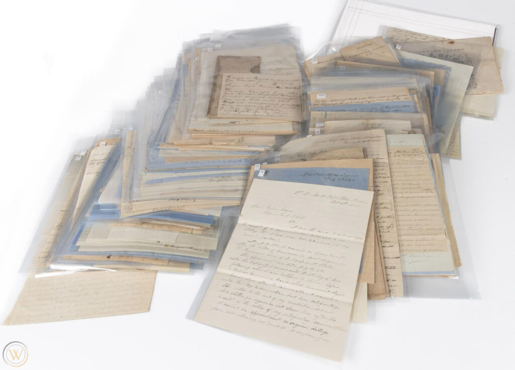 lot of Civil War letters