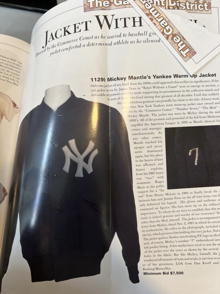 Mickey Mantle Yankee Warm-Up Jacket