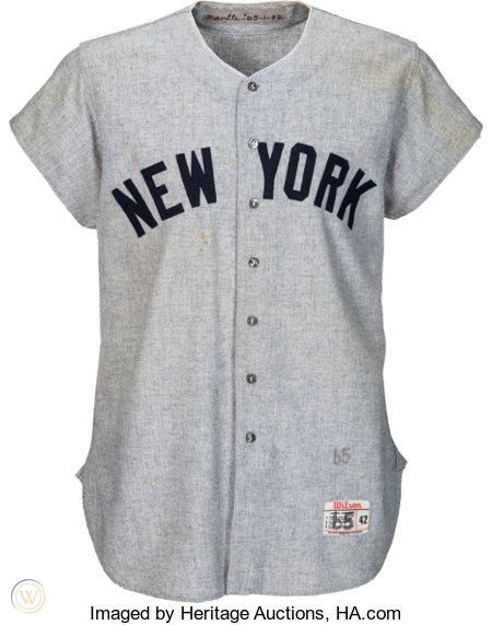 Mickey Mantle World Series New York Yankees jersey