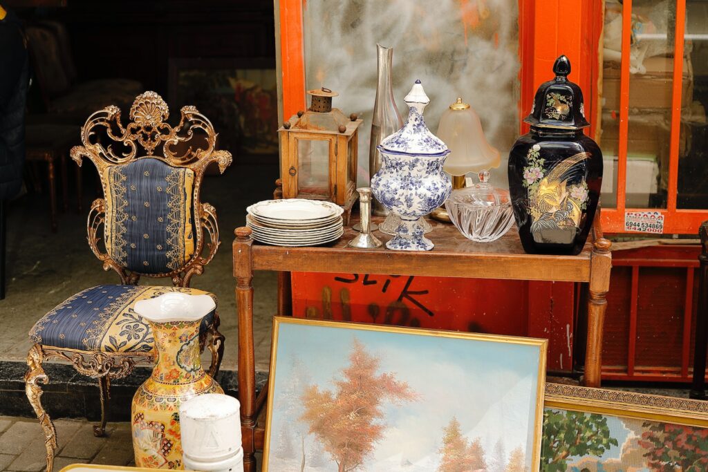 collection of antiques