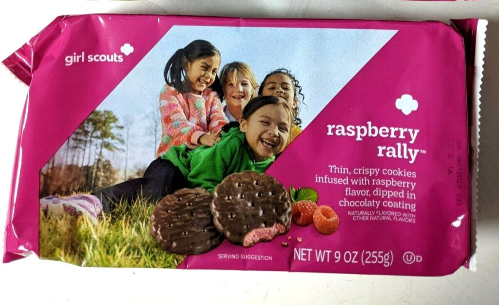 Raspberry Rally Girl Scout cookies