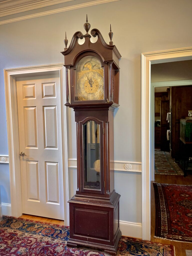 grandfather clock family heirloom