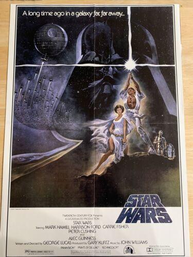 1977 Star Wars movie poster