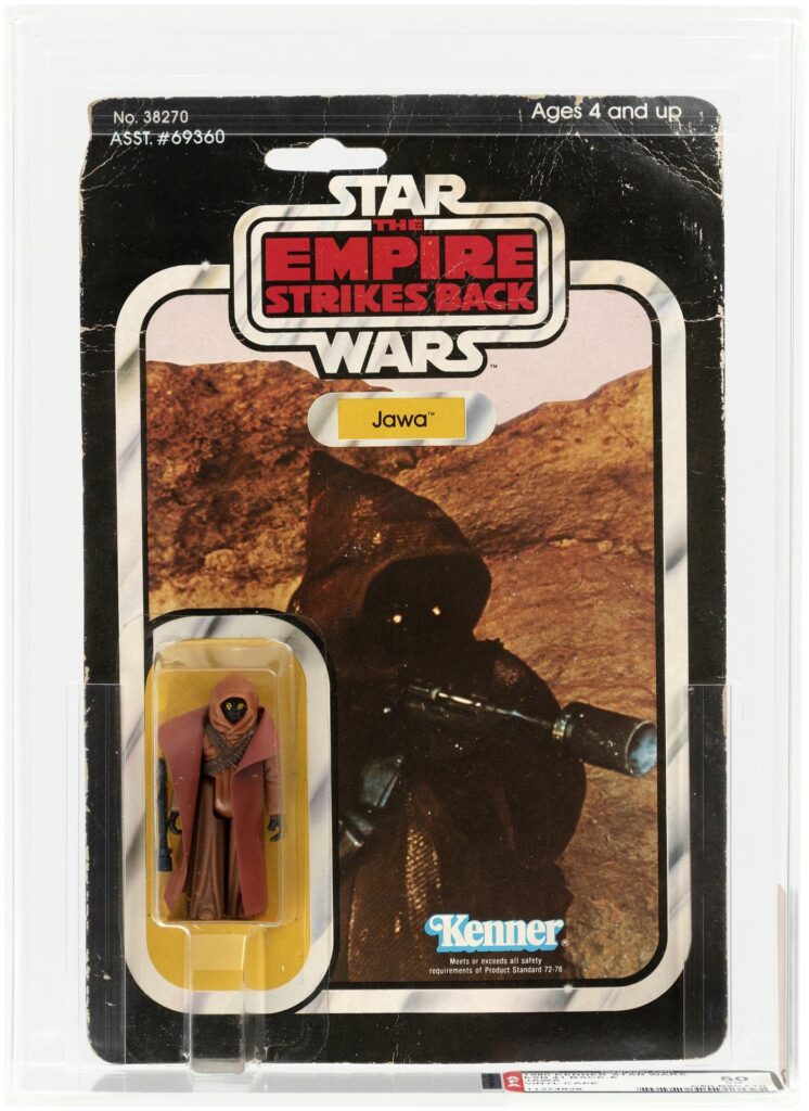 Toltoys Australian release vinyl cape Jawa action figure Kenner Star Wars collectible